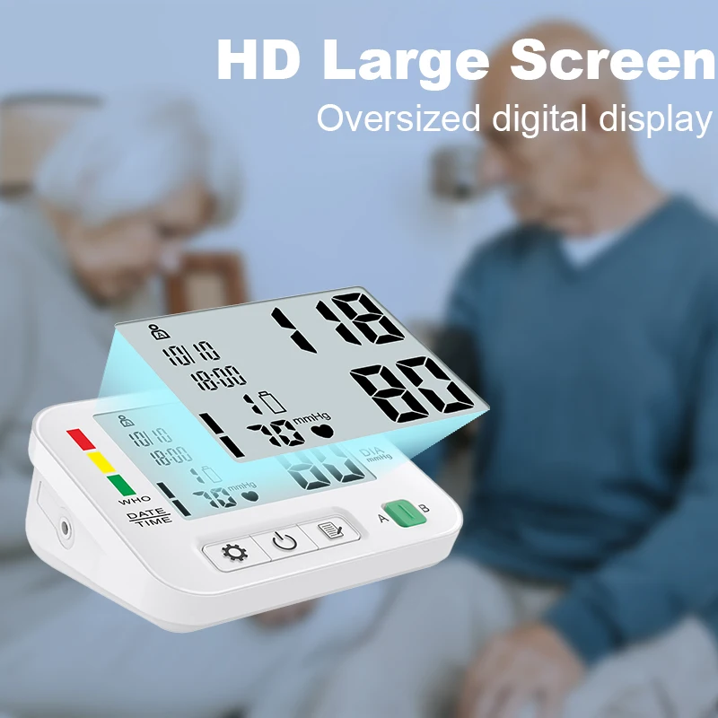 AXD OEM Factory CE ISO Approved Hospital Digital Sphygmomanometer BP Testing Machine Electronic Upper Arm Blood Pressure Monitor