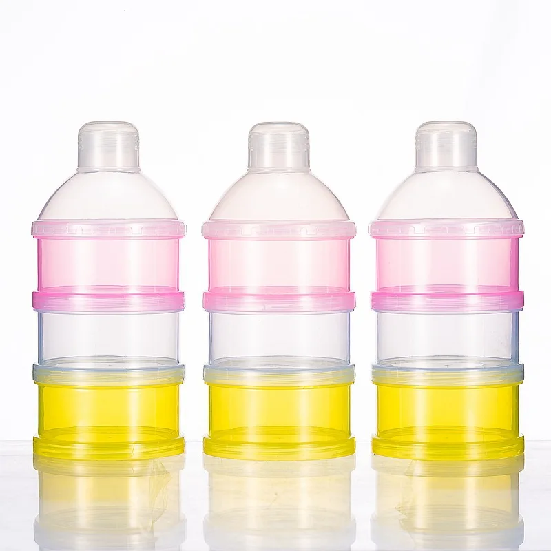 Baby Milk Powder Formula Dispenser Stackable 3 Layers Formula Dispenser Container