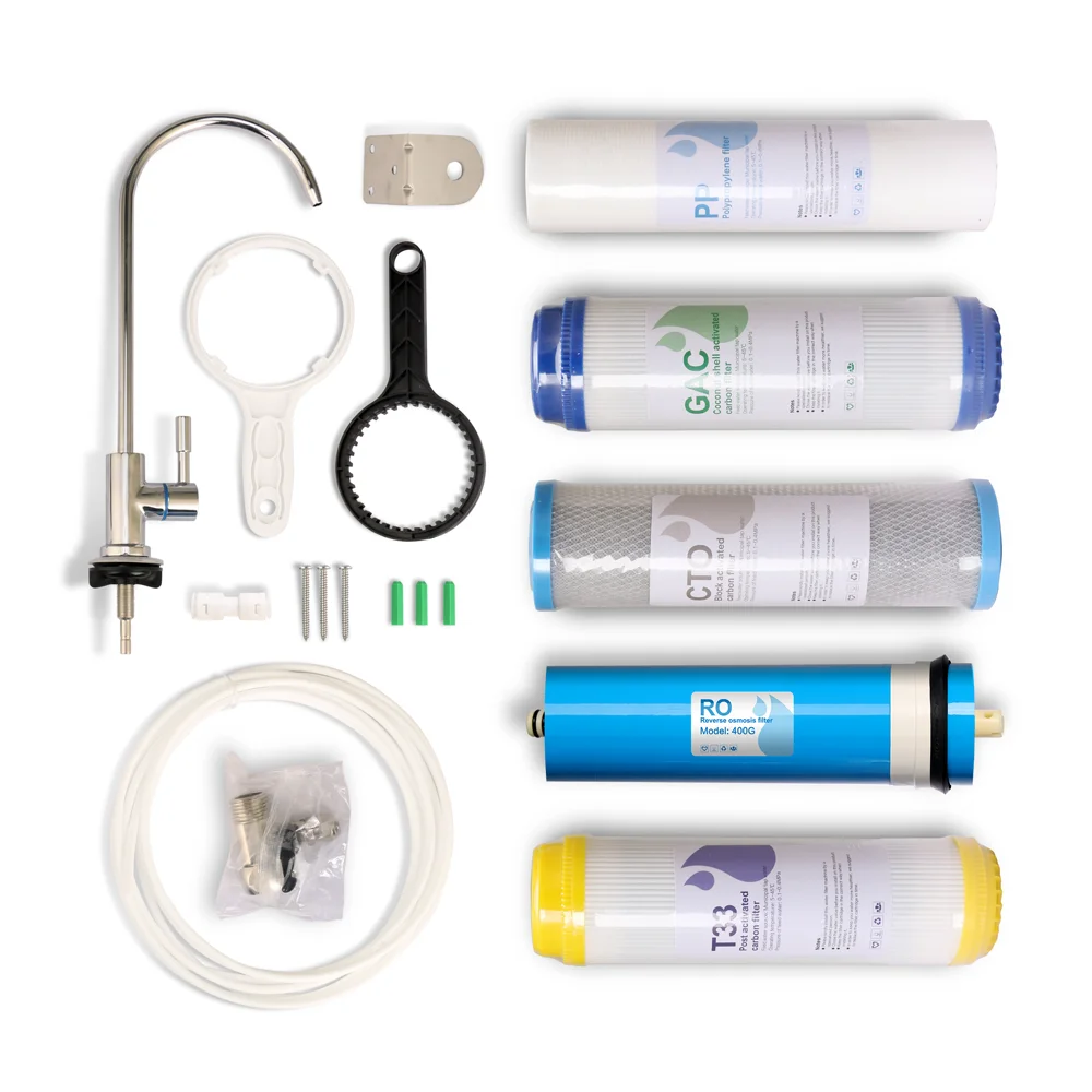 Best 5stage 400GPD reverse osmosis systems water filter system wholesale price ro water purifier cabinates