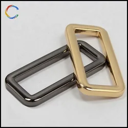 Unisex Stylish Metal Square Buckel Bag Accessories Side Release Buckle