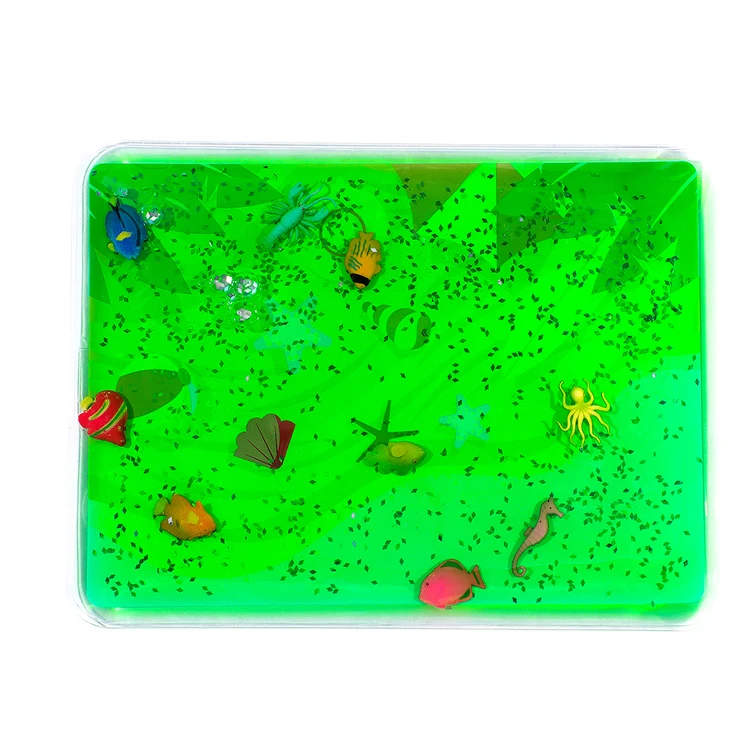 Детская развивающая игрушка EDUSENSE ADHD с блестками и животными гелевыми бусинами сенсорные формы стимуляторы аутизма игрушки сенсорный фиджет