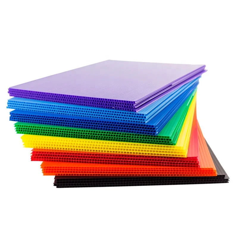 Co roplast , Polionda , Cor flute , Corex , Correx , Proplex sheet