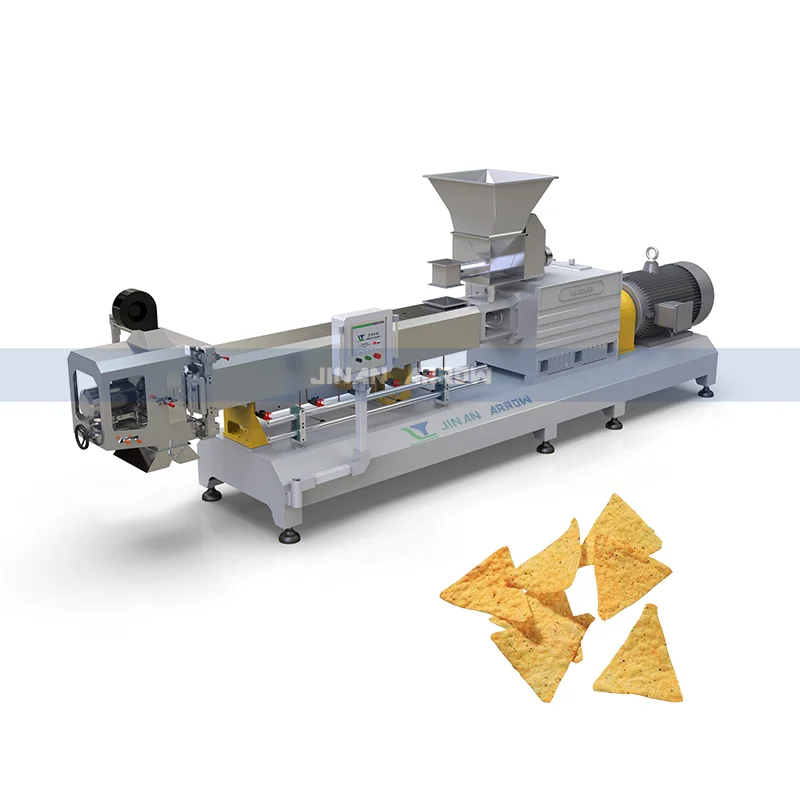 Automatic Doritos Chips Making Corn Chips Machine Tortilla Machinery