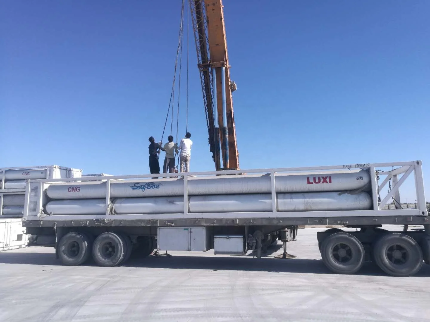 new material  jumbo cylinder for storage and transportation of CNG