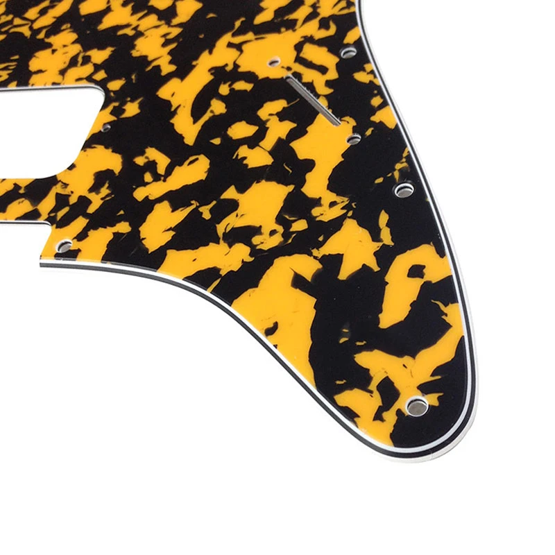 Pleroo 11 Screw Hole Guitar Pickguard  FD St  HH Humbuckers Pickups Scratch Plate NO Control Punch Holes Multi color