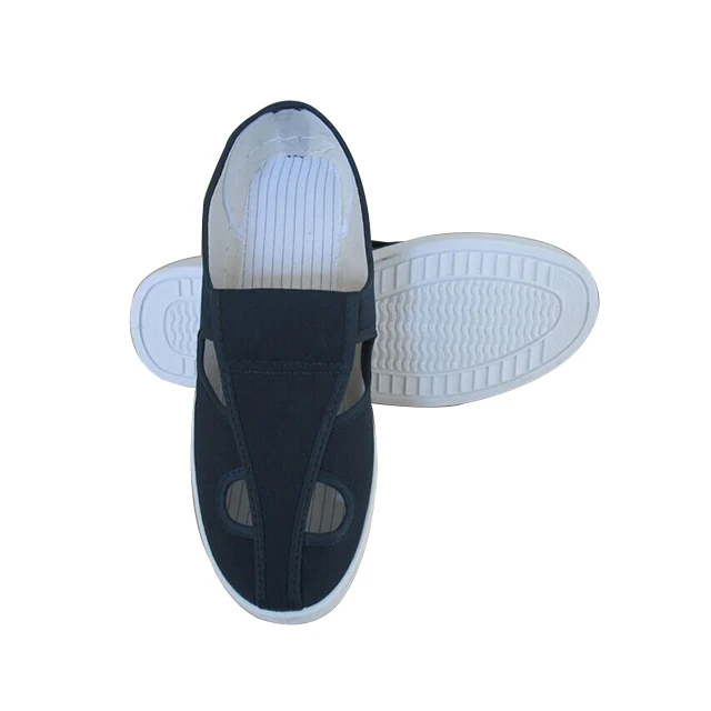 esd boots 4 holes mesh protection white butterfly pvc pu anti-static work shoe antistatic covers rubber esd shoes