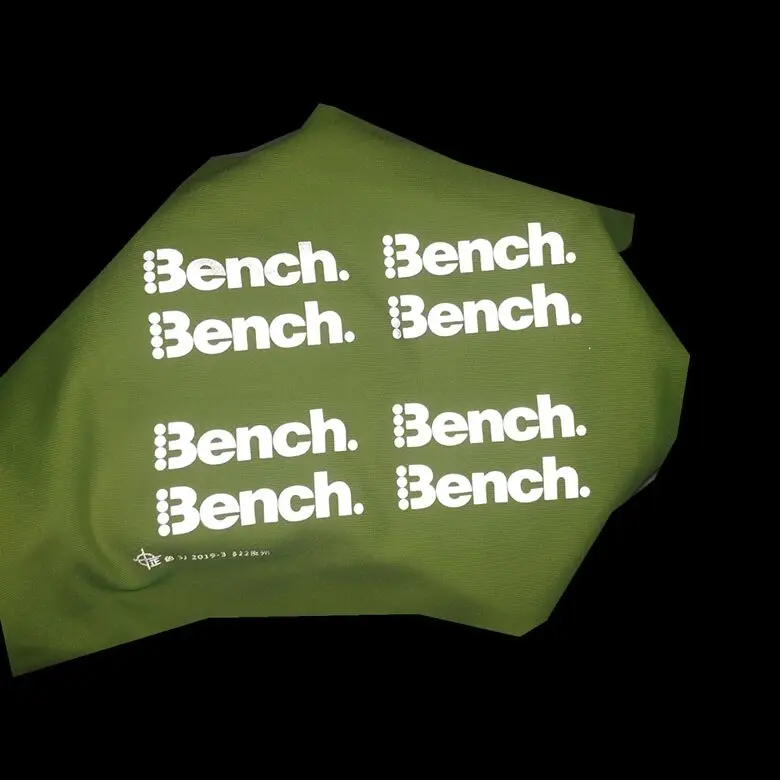 Silk screen printing reflective film with ink heat transfer vinyl