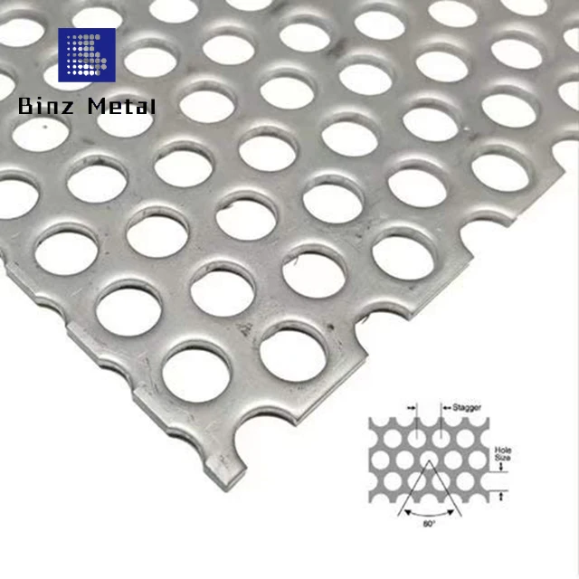 Stainless steel metal perforated mesh sheet steel sheet with small hole price