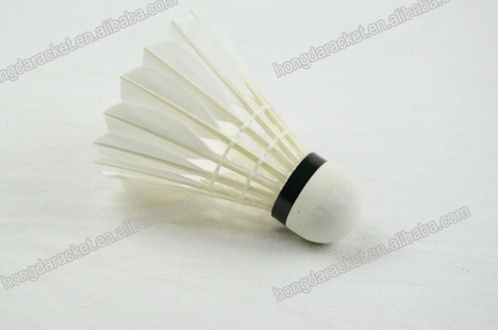China suppliers Advanced Goose Feather Badminton Shuttlecocks with Great Stability and Durability,Nylon Shuttlecocks