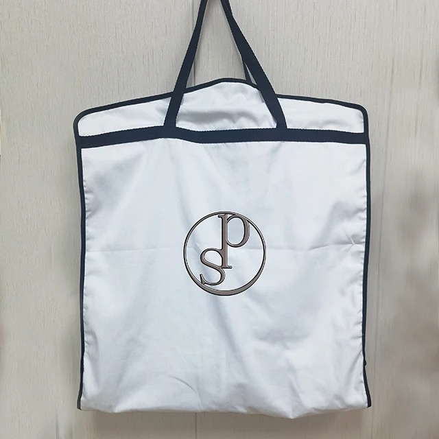 Women Wholesale Custom Logo Luxury Reusable Cheap Small Long Premium Breathable Dance Clear Garment Bag With Pockets