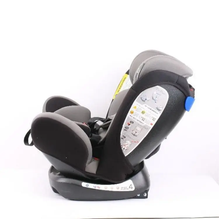 Wholesales 360 Swivel  0 - 36kg Black Children Baby Safety Car Seat with Isofix Interface