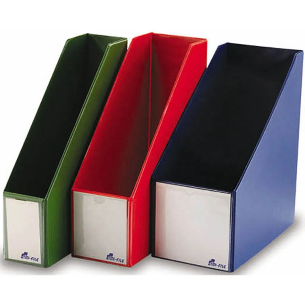 
Excellent quality kraft paper holder magazines books storage box file organizer 