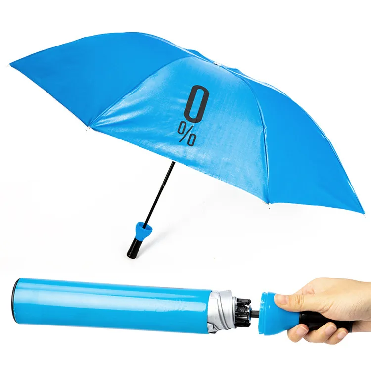 New design deco personalized customized cheap gift advertising 3 folding wine bottle umbrella