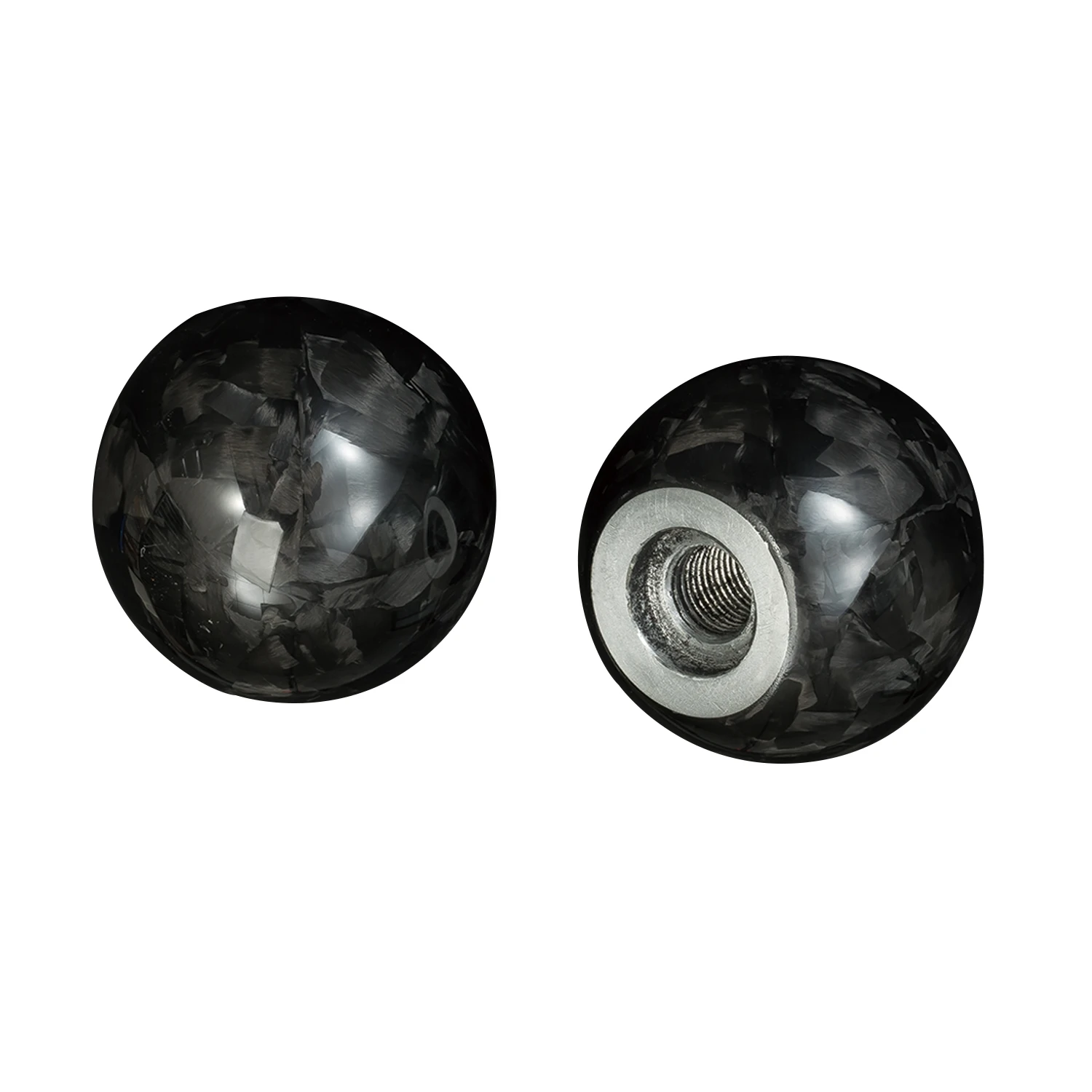Pure carbon fiber gear lever ball joint carbon fiber gear knob trim carbon fiber shift shifter knob head lever for sale