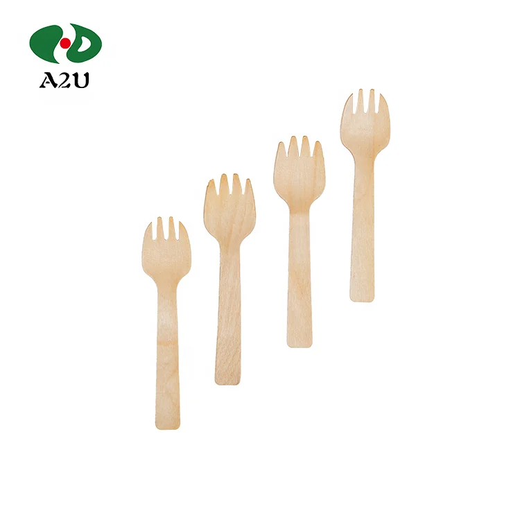 Wood Spoon Fork Chopstick Set Spoon And Fork Wooden Disposable Wooden Fork