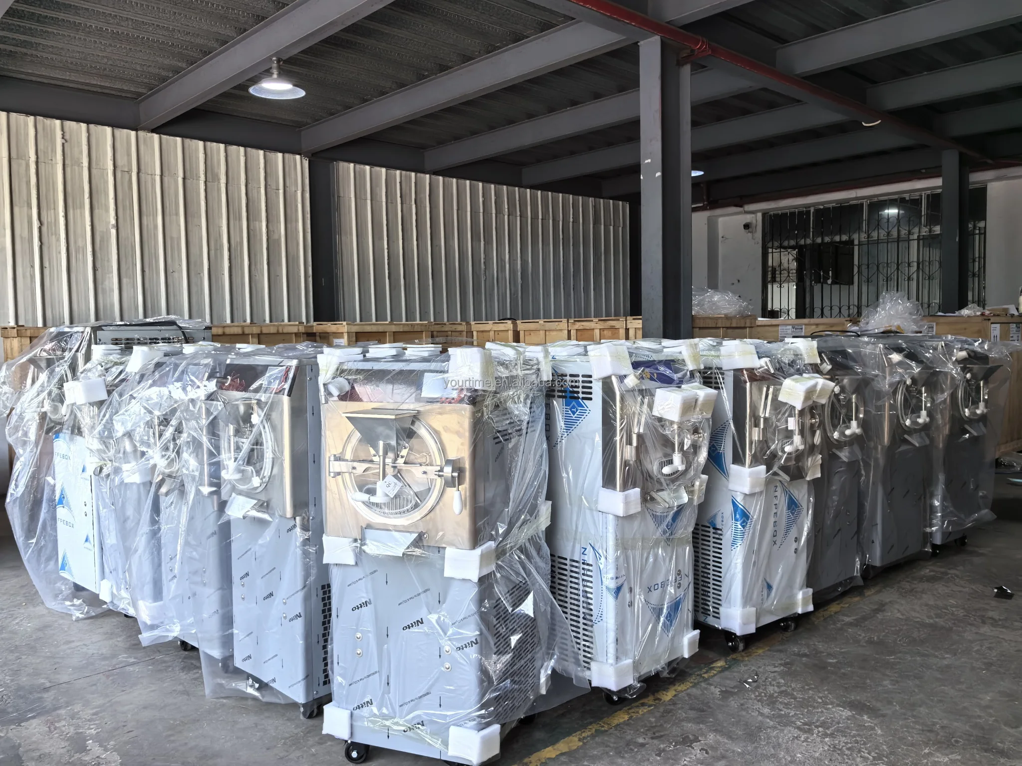 4+3 Mix Flavor Soft Serve 7 Flavors Commercial high production Soft Ice Cream Machine With Air Pump Ice Cream Machines