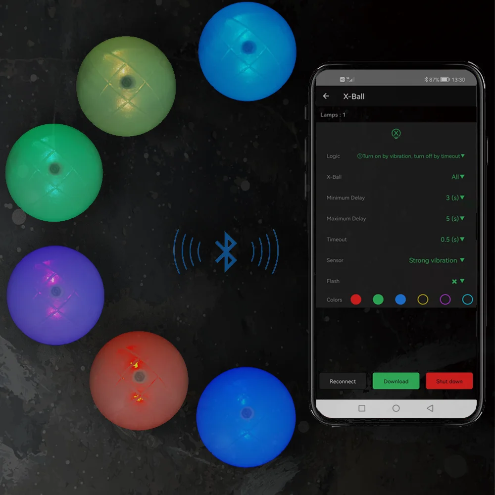 Умный шарик для реакции X-Ball: Улучшите координацию рук и глаз маневренность скорость память с помощью цифровой сенсорной технологии