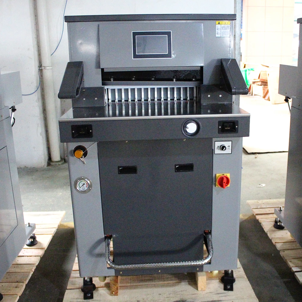 A3 paper cutter 490mm Electric Paper Cutting Machine H490TV7 Hydraulic Paper Trimmer FRONT