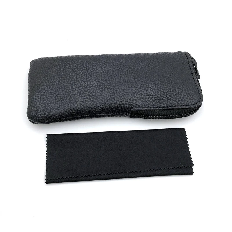 YT1488 wholesale soft zipper brand custom sunglasses pouch logo optical frame glasses case manufacturer eyeglasses cases
