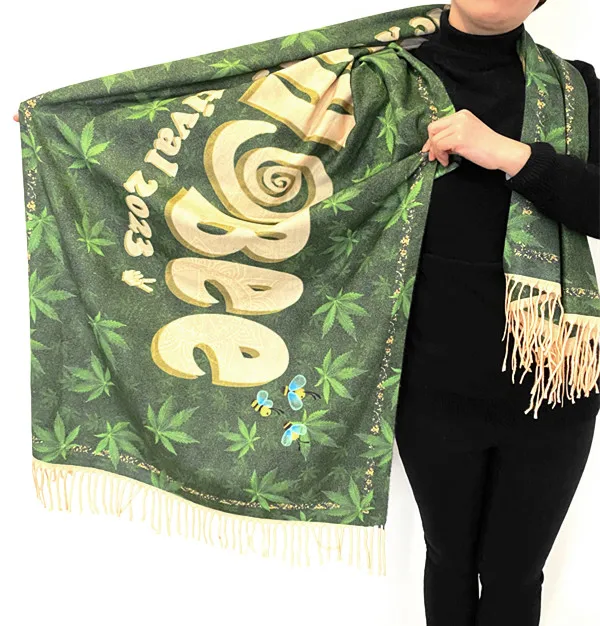 Лидер продаж пушистая двухсторонняя полузаказная шаль из пашмины для взрослых 200 70 см с принтом