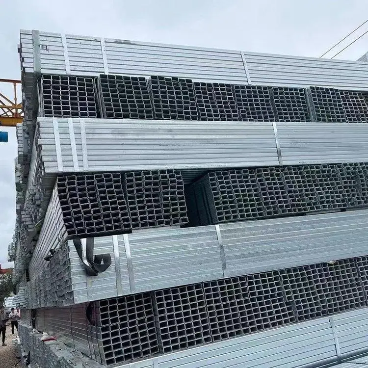 40x40x3mm powder coated galvanized square and rectangular steel hollow ms tube 100x100 125 x 125