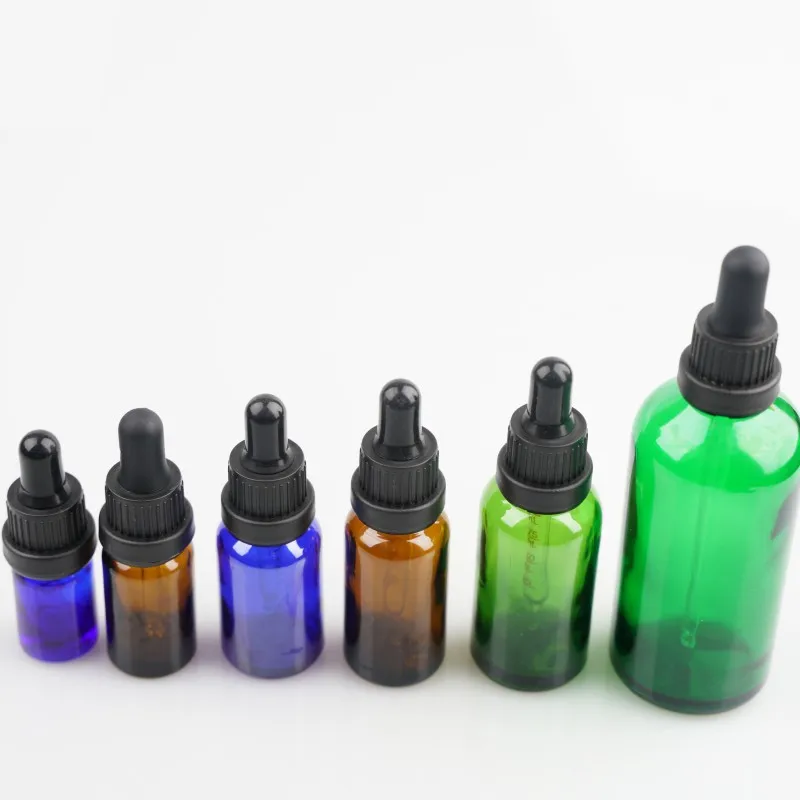 18mm Plastic Tamper Evident Dropper Cap Tubes Used for Different Milliliters Oil Bottle Caps with Rubber Teat of Different Glass