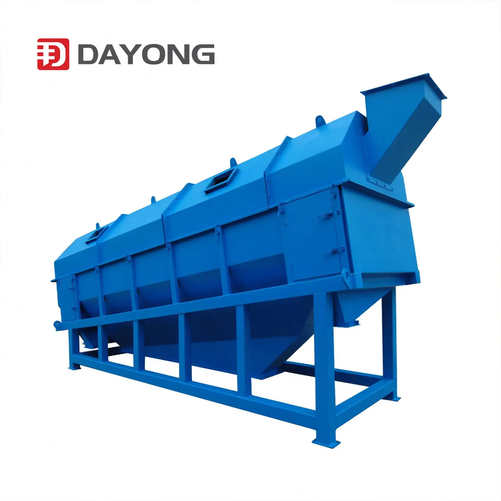 Garbage Recycling Plant Rotary Screener Waste Trommel Screen