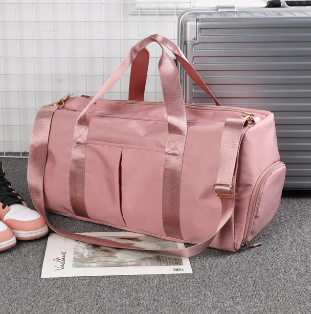 
 Популярная дорожная сумка для выходных, спортивная сумка с отделением для обуви, водонепроницаемая Спортивная сумка унисекс  