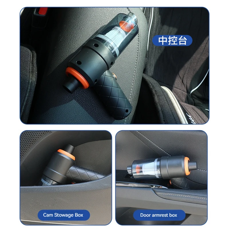 Mini cordless car vacuum cleaner strong suction 9000PA wireless handheld portable vacuum cleaner for car
