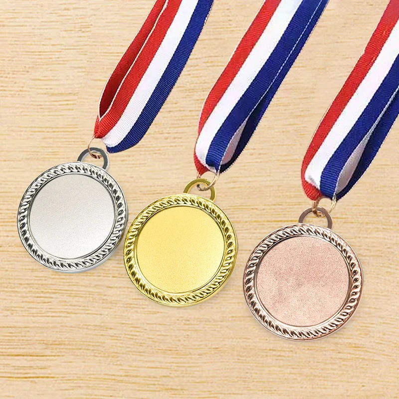 Custom Blank Medals Gold Silver Copper Sublimation Blanks Medal Sports Soccer Medals