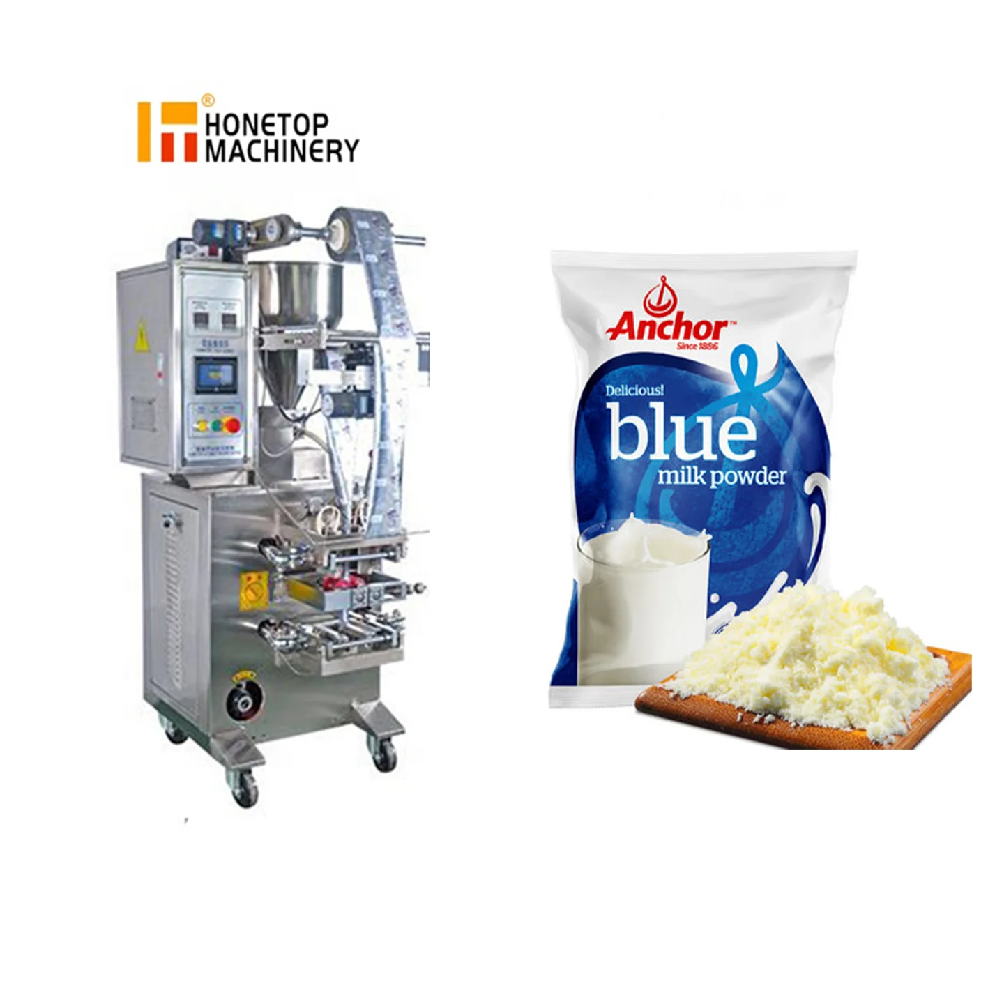 Automatic Non-fat full-time milk powder stand up pouch dry milk packing machine