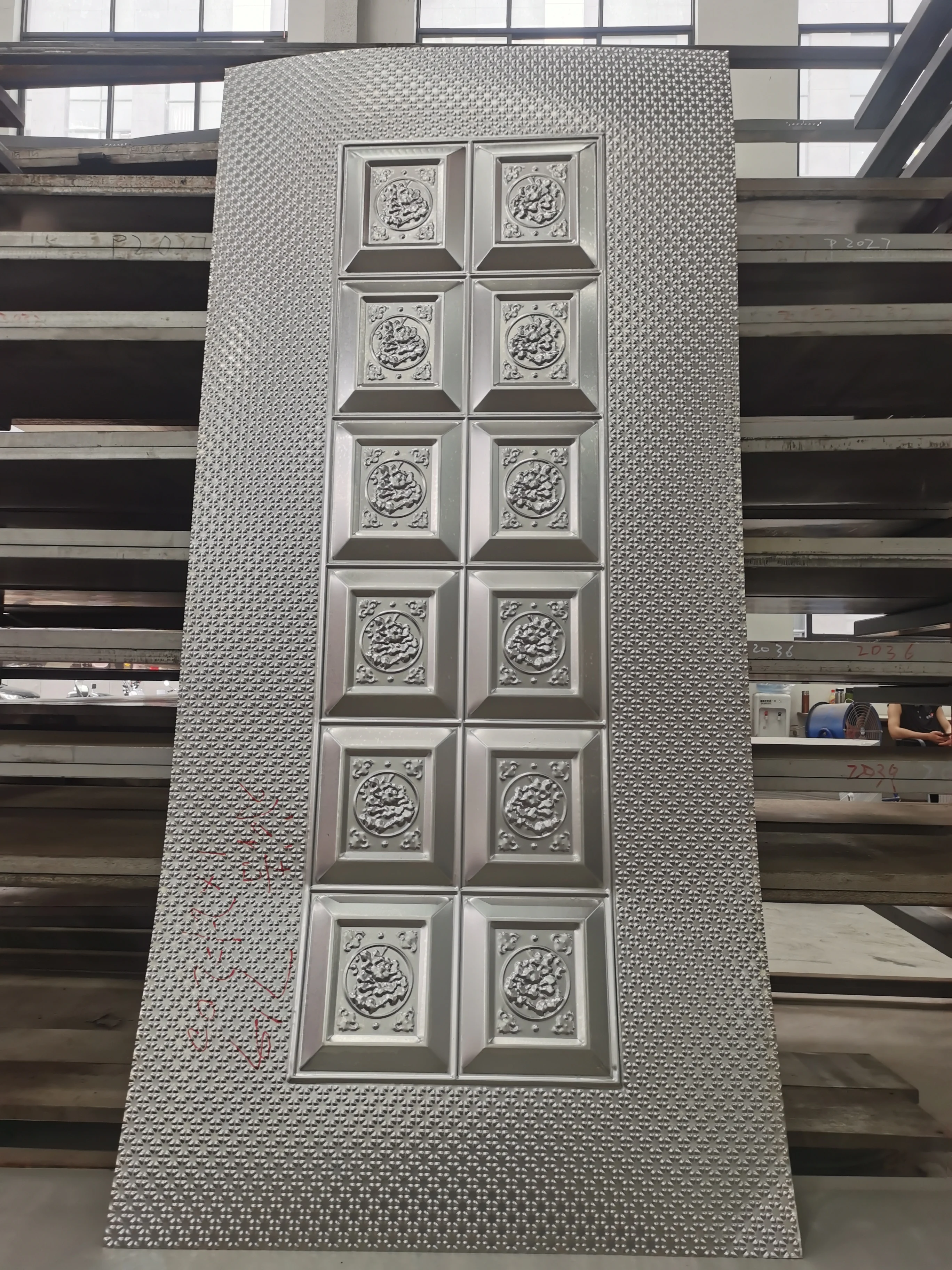 Wholesale Steel Embossed Door Skin Exterior Door Steel Sheet Cold Rolled Steel Sheet