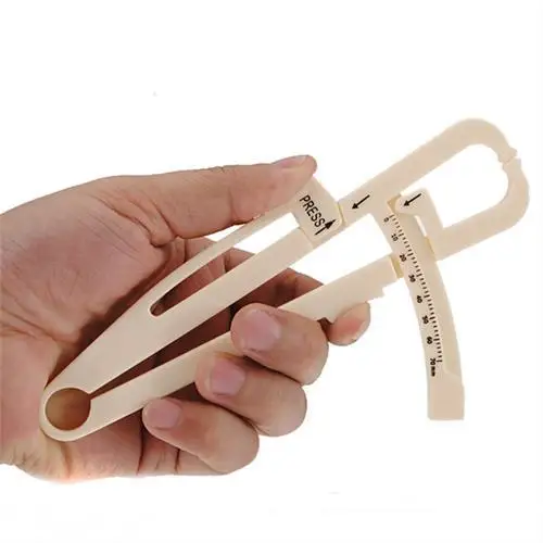 New Personal Measure Inch Mm Body Fat Caliper Tape Keep Slim Fitness Fat Clip
