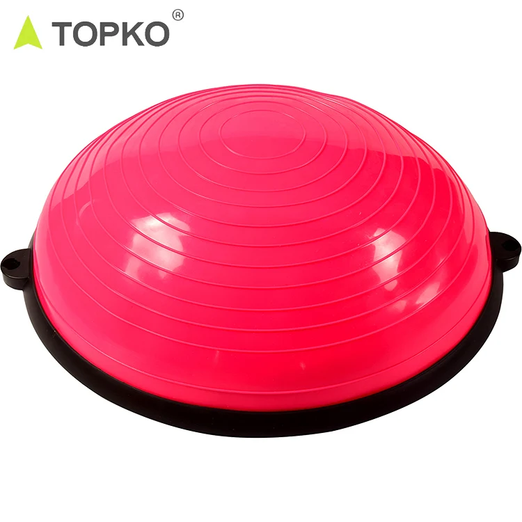  TOPKO Professional Gym Exercise Factory Customized PVC Yoga Half Balance