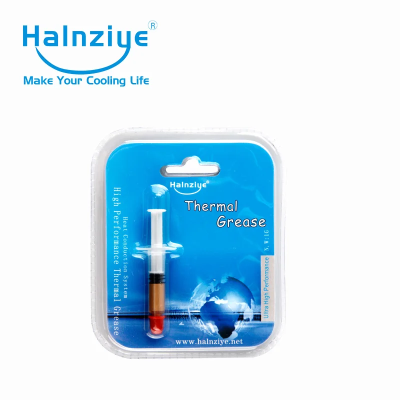 Различные упаковки, Золотая силиконовая термопаста HY610 от Halnziye