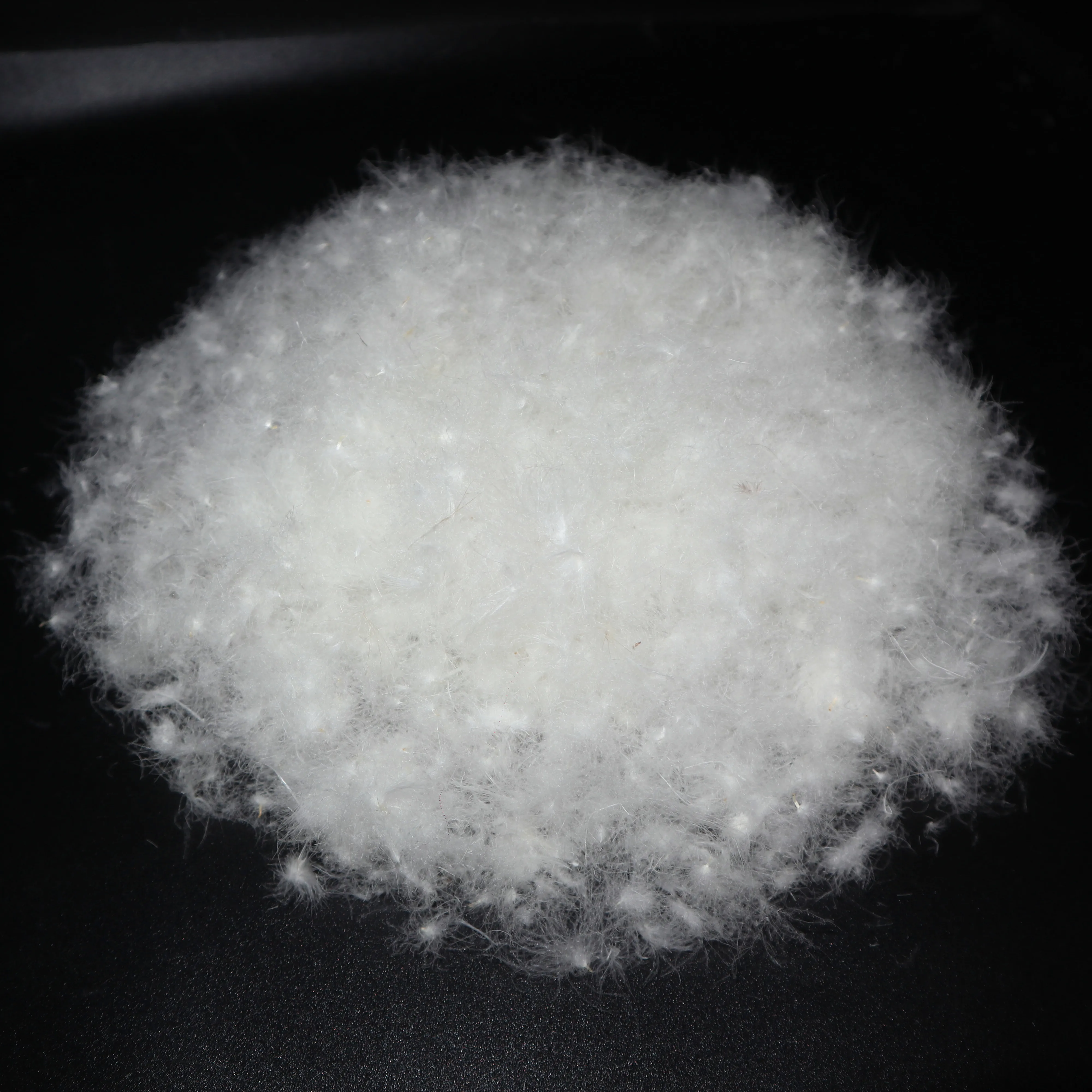 
95% washed pure white big cluster duck down with high filling power American standard 