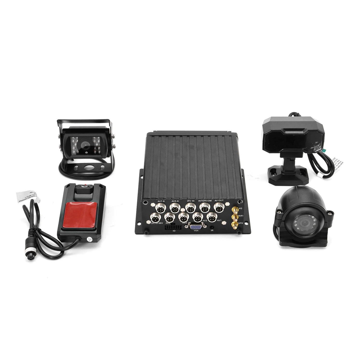 Factory AI MDVR 4G GPS DVR Vehicle for bus support ADAS DMS Car Vehicle Mobile CCTV Video Recorder Truck MDVR 4ch AI mobile dvr