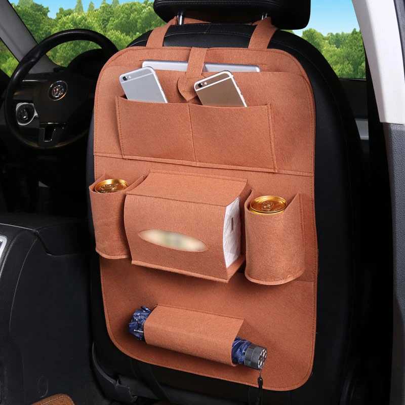 Car Seat Bag Universal Box Back Seat Organizer Pouch Back Seat Holder Pockets Car-styling Protector Auto Accessories