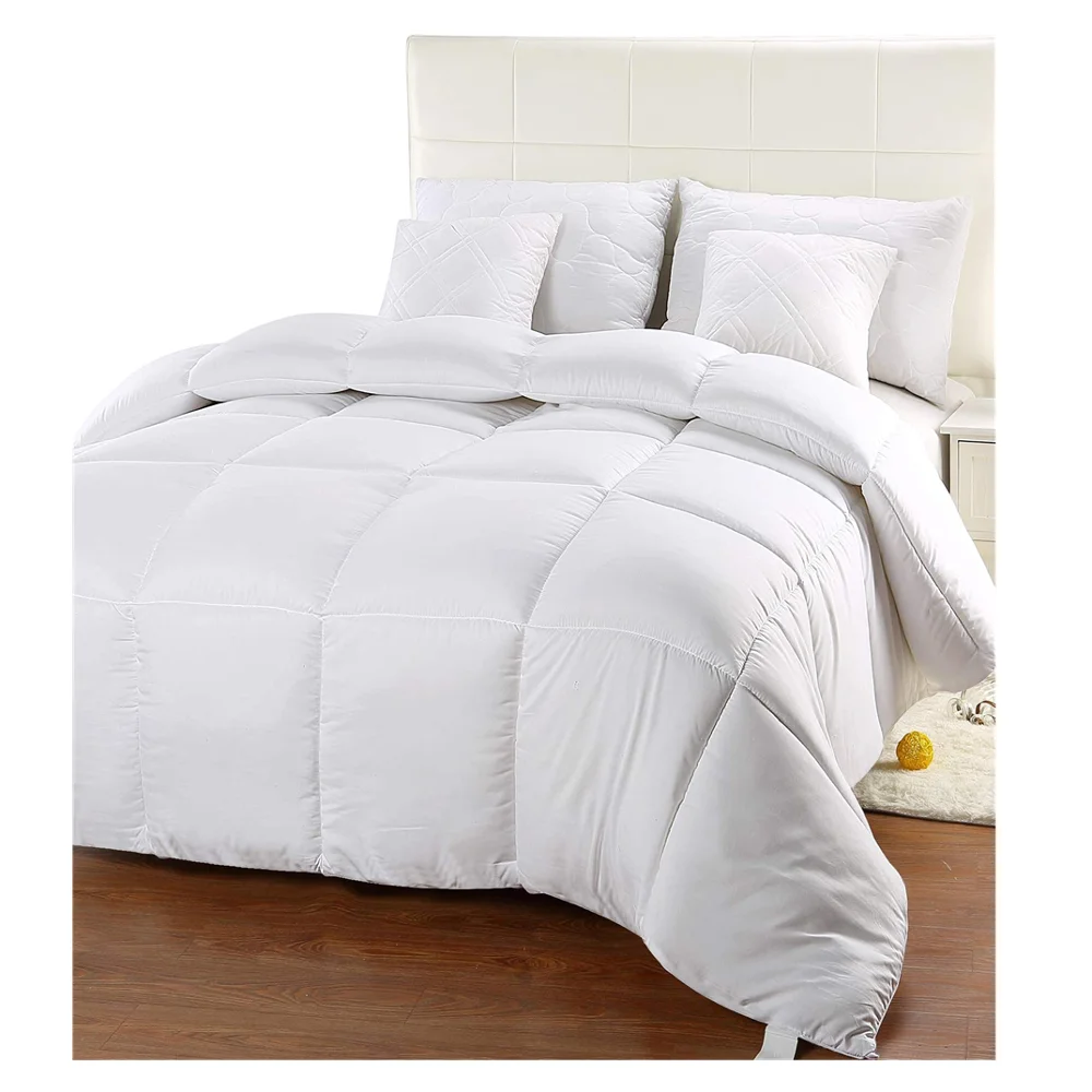
Luxury Bedding Goose Down Feather Quilt Comforter Duvet 