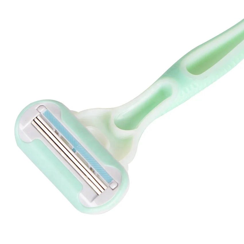 Women Razor Stainless Steel Blades Plastic Handle Bulk Wholesale Disposable Lady Women Razors