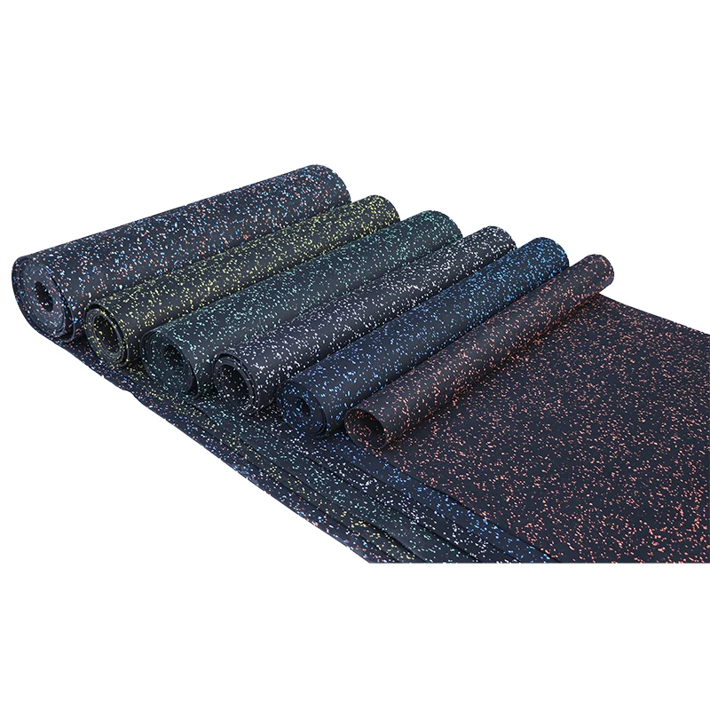 Manufacturer high quality sound insulation epdm rubber roll for sport filed gym