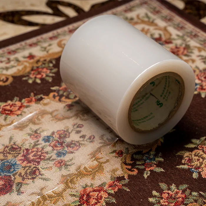 610mm width high adhesive car mats protective film sticky plastic carpet protector for cars