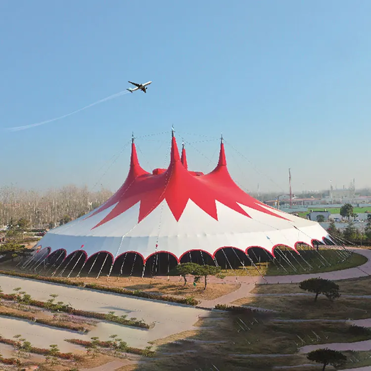 100% Polyester Fabric PVC Tarpaulin Large Outdoor Event Tent New Circus Tent Indoor/Party/Wedding/Exhibition 15m Pagoda Sale