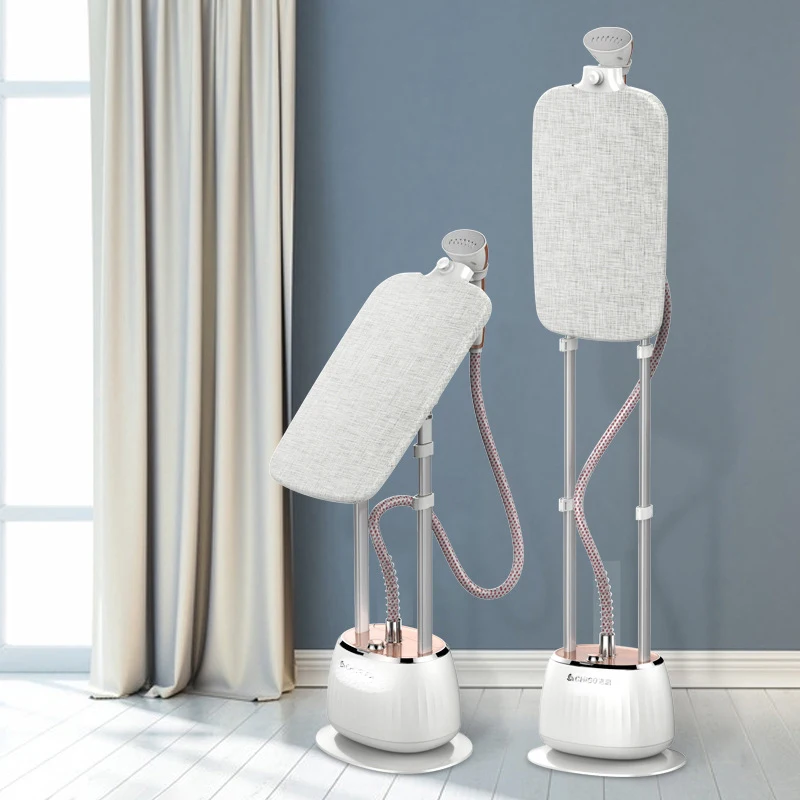 New 1700W Double Rod With Ironing Board Vertical Steam Iron Electric Garment Steamer Portable Garment Steamer