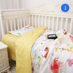 Custom 3 Pcs Cartoon Animal Summer 3D Printed 100% Cotton Hotel Bedsheets Bedding Set, Good Quality Home Comforter Bedding Set/