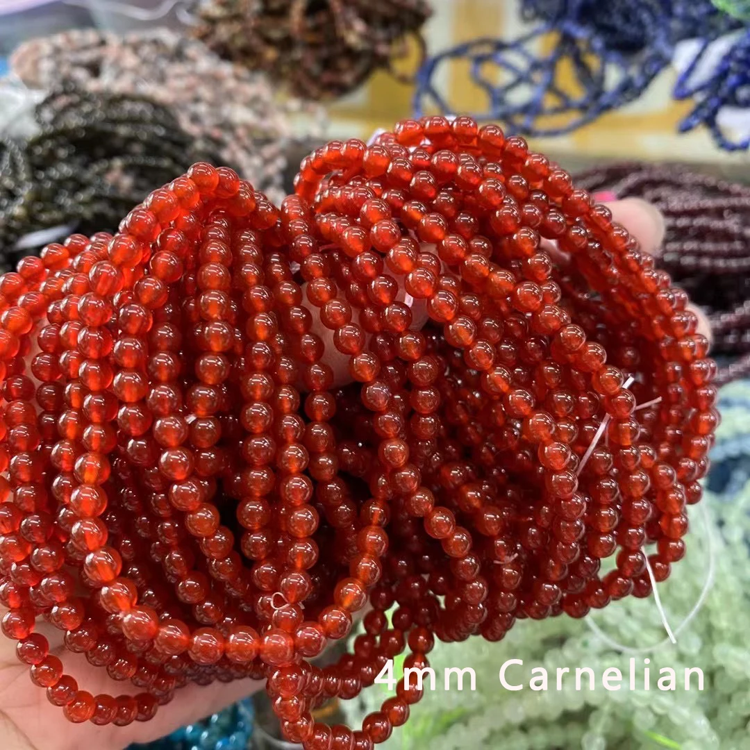 Tiger Eye Lava Stone4mm Beaded Bracelets Design Natural Stone Healing Crystal Energy Beads Bracelets Jewelry