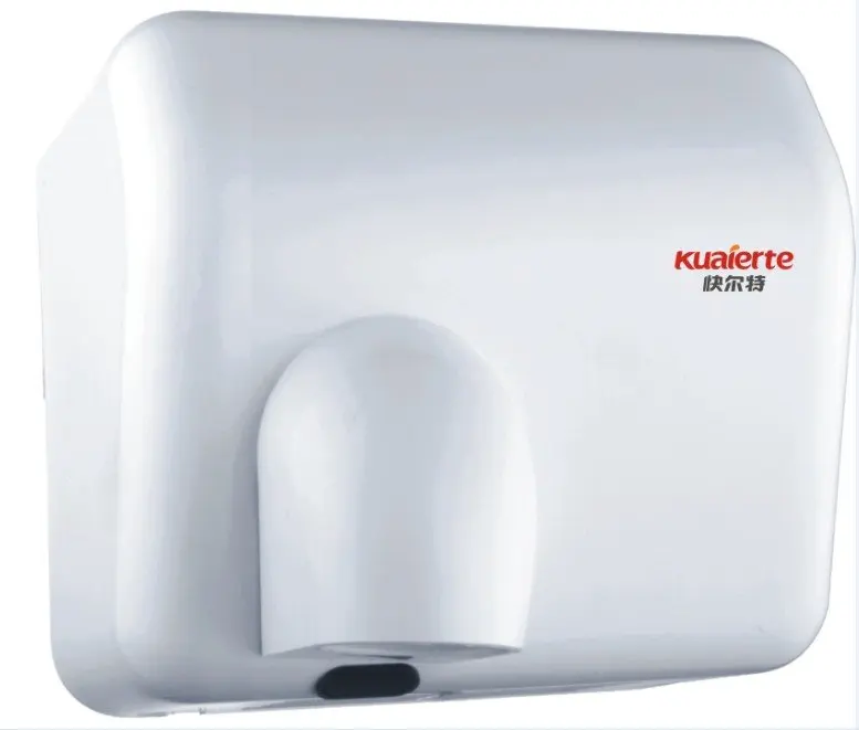 Washroom Automatic Hair Dryer Hotel Commercial Drier Toilet Bathroom 360 Degree Revolving Nozzle White Abs Electric Hand Dryers