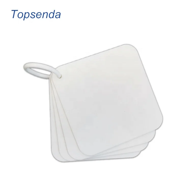 Plastic reading story photo book for baby double sided learning card Sublimation blank