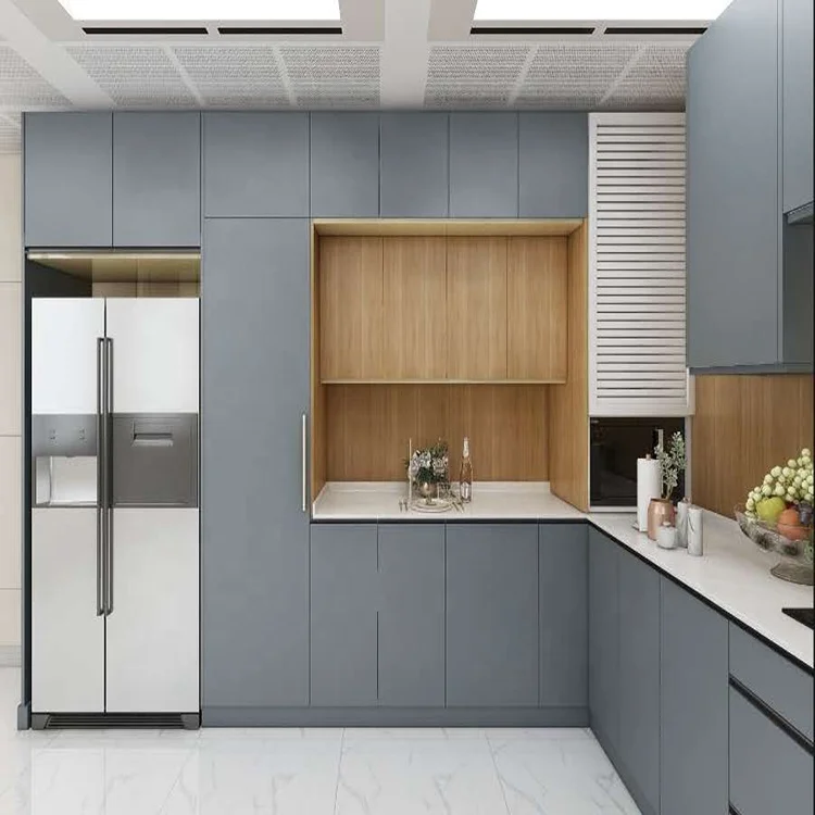 2022 современная мебель для кухонного шкафа, кухня, Китай, низкая цена, кухонный шкаф, мебель