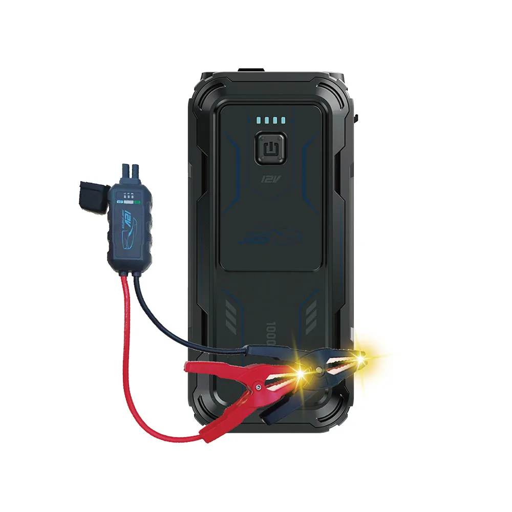 Powerbank Car Jump Starter 3000A Peak 24000Mah 12V Lithium Portable Battery Jump Starter with LED Light